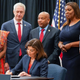 New York Gov. Kathy Hochul signed the legislation containing the social media application requirement along with 10 gun-related bills on Monday.
